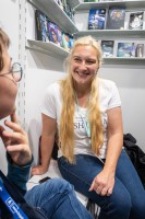 Naomi Huber im Interview auf der Frankfurter Buchmesse