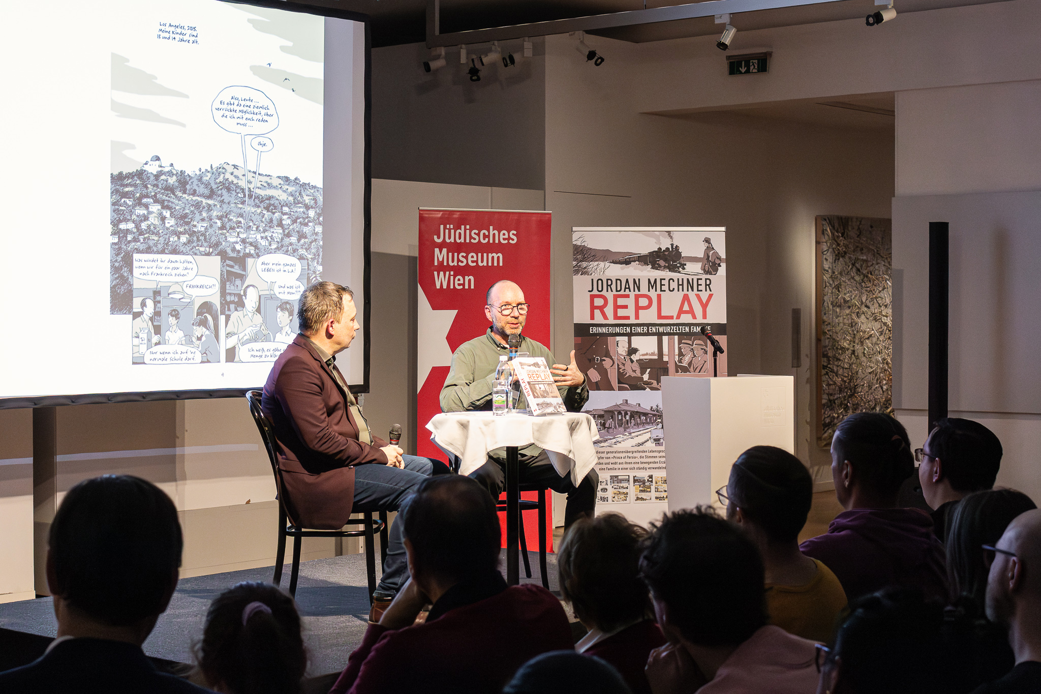 Lesung Replay im Jüdischen Museum Jordan Mechner