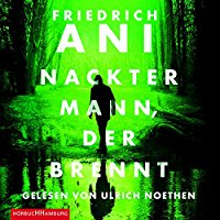 Nackter Mann, der brennt