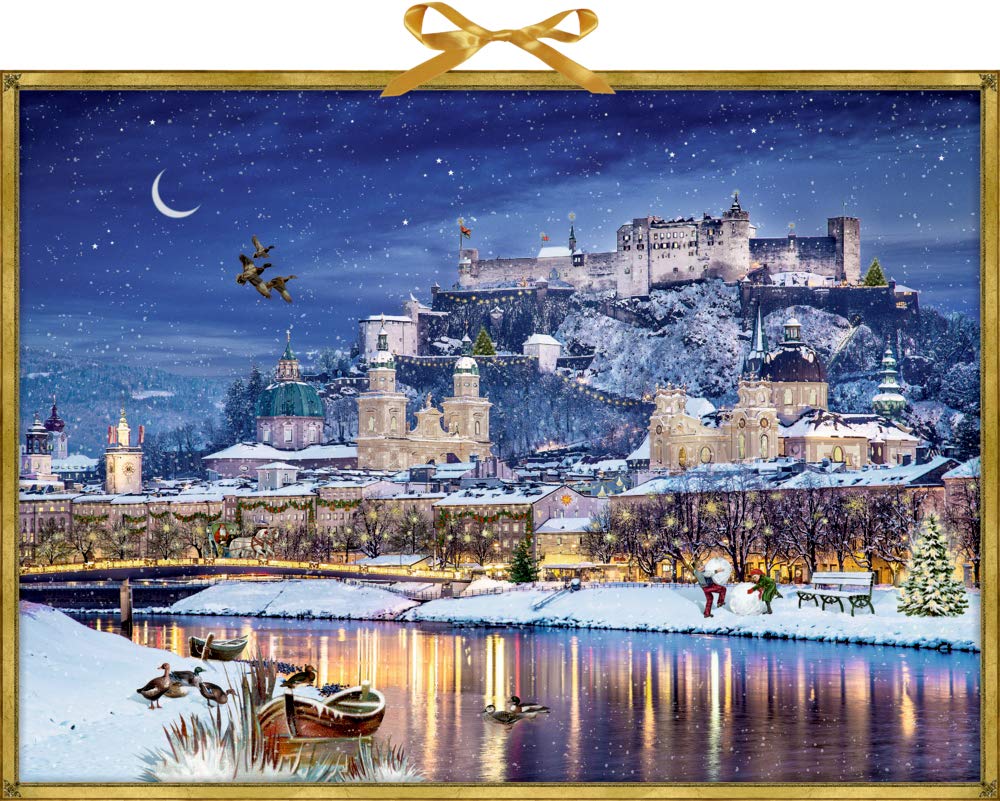 Wandkalender – Winterliches Stadtpanorama
