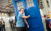 Stefan vor der Tardis